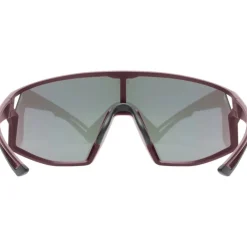 Uvex skyryse Fietsbril - burgundy matt/mirror rose