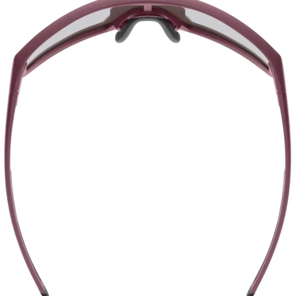Uvex skyryse Fietsbril - burgundy matt/mirror rose