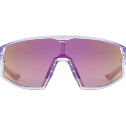 Uvex skyryse Fietsbril - clear/mirror lavender