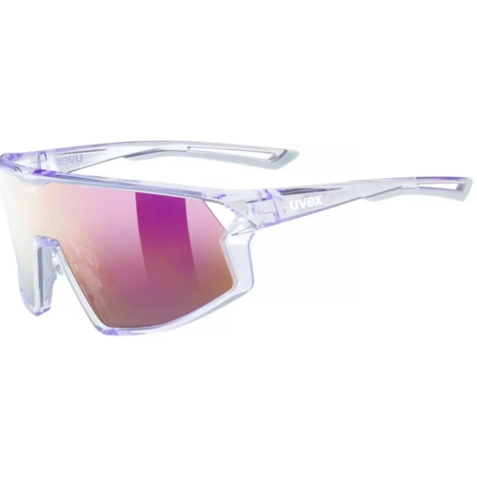 Uvex skyryse Fietsbril - clear/mirror lavender