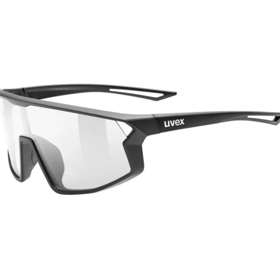 Uvex skyryse jr. Fietsbril kinderen - black matt/clear