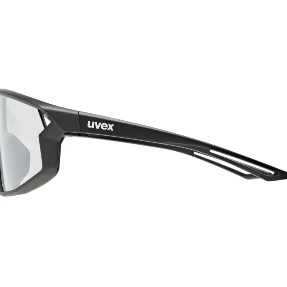 Uvex skyryse jr. Fietsbril kinderen - black matt/clear