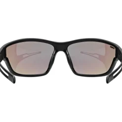 Alpine & Skibrillen < Uvex sportstyle 806 Fietsbril - black matt/mirror green