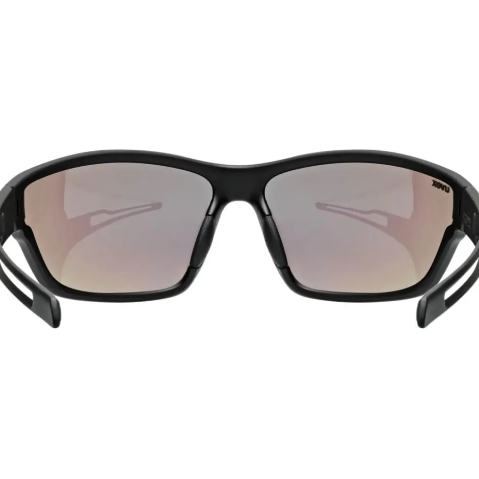 Alpine & Skibrillen < Uvex sportstyle 806 Fietsbril - black matt/mirror green