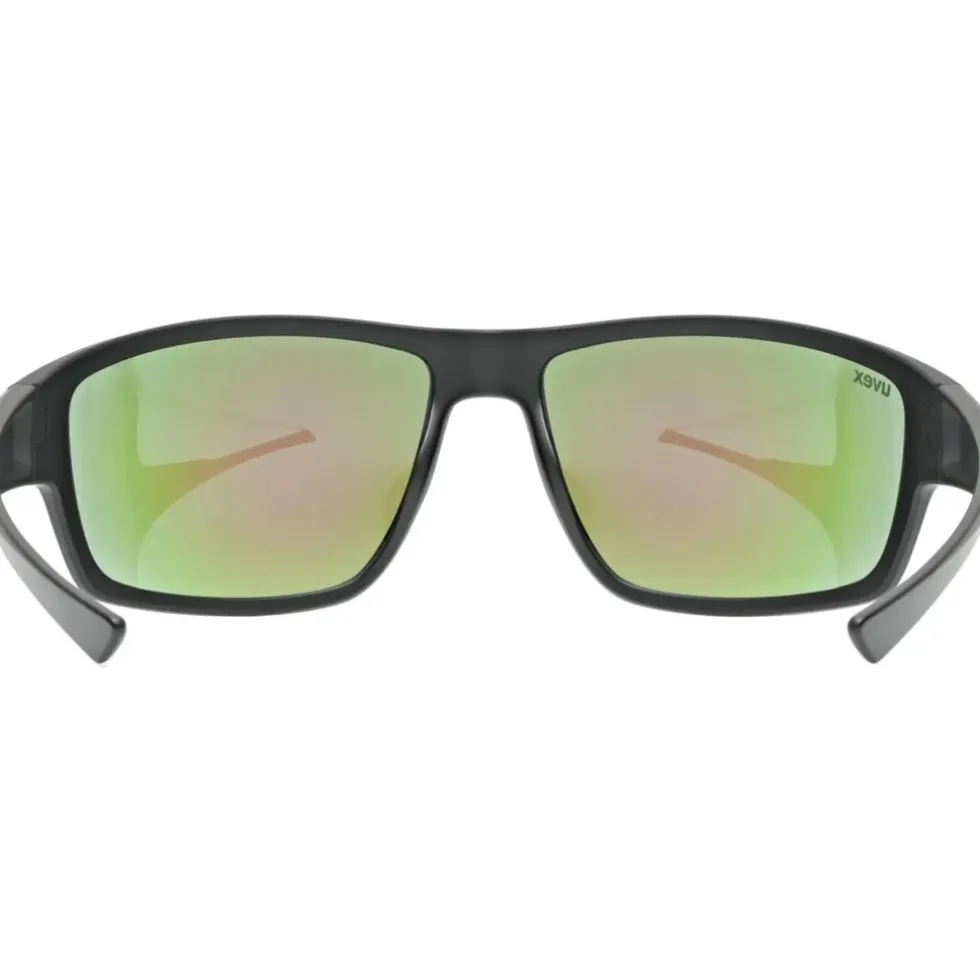 Uvex sportstyle 230 Fietsbril - black matt/mirror green