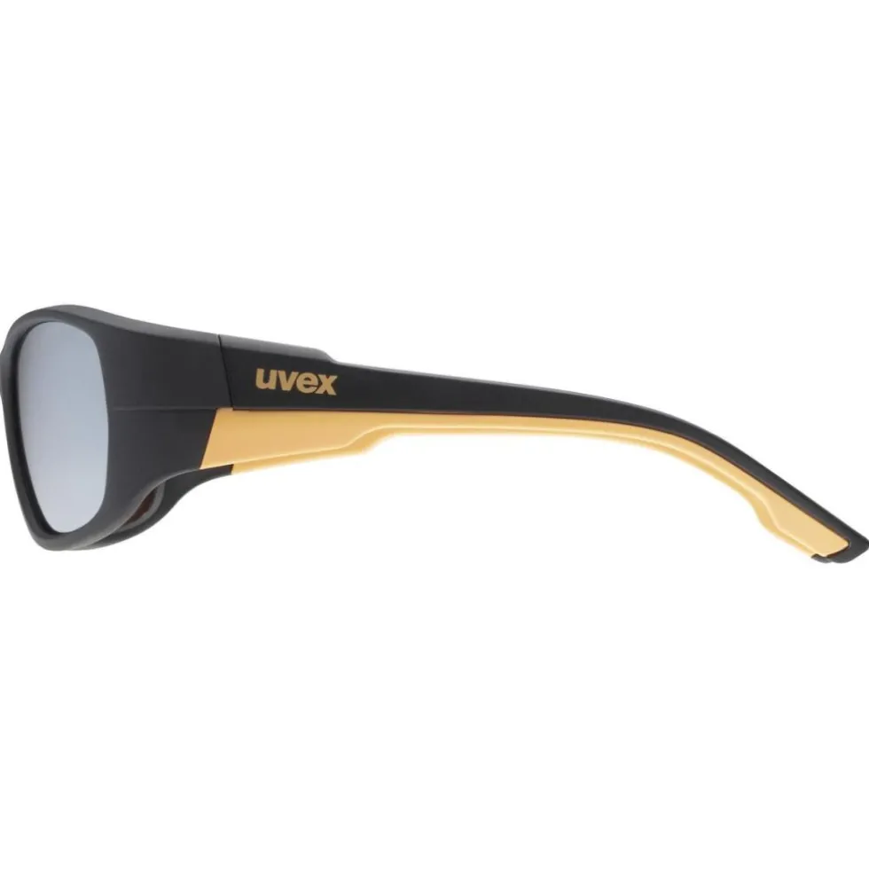 Uvex sportstyle 514 Kinderbril - black matt/mirror silver