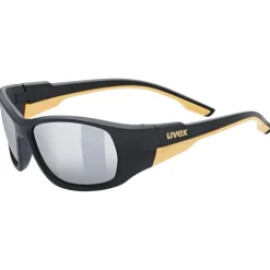 Uvex sportstyle 514 Kinderbril - black matt/mirror silver
