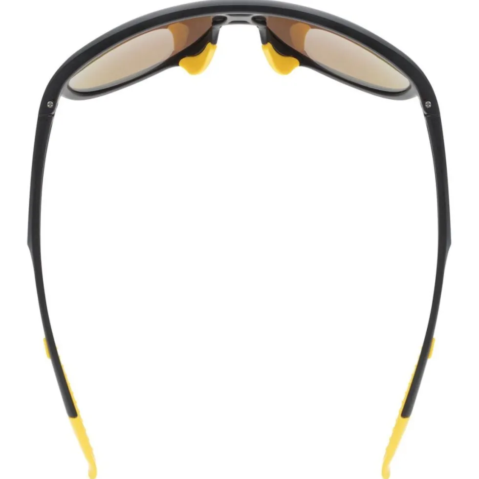 Uvex sportstyle 515 Kinderbril - black matt/mirror yellow