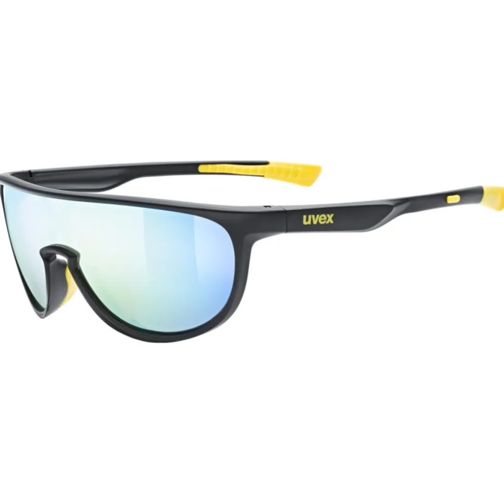 Uvex sportstyle 515 Kinderbril - black matt/mirror yellow