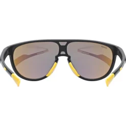 Uvex sportstyle 515 Kinderbril - black matt/mirror yellow