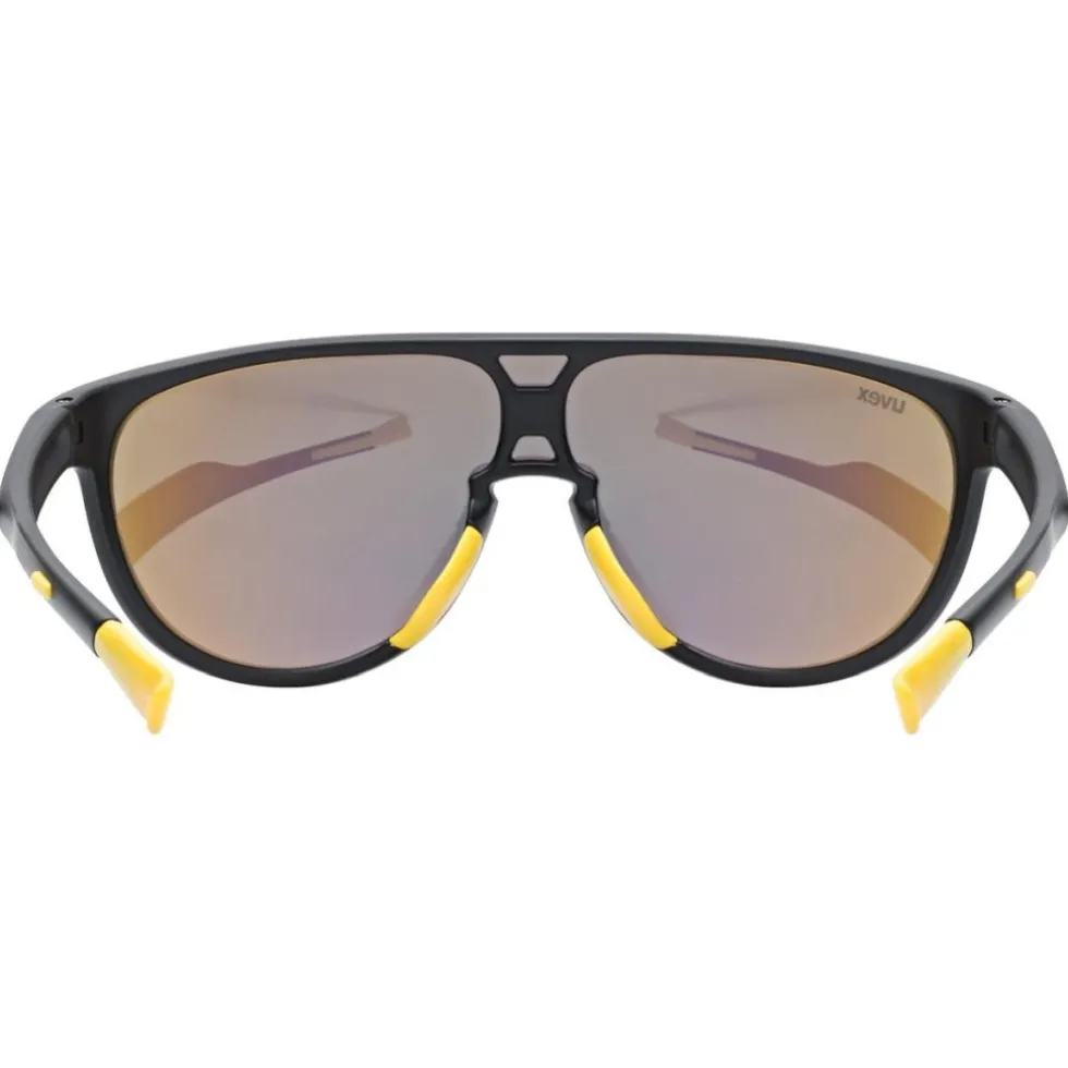 Uvex sportstyle 515 Kinderbril - black matt/mirror yellow