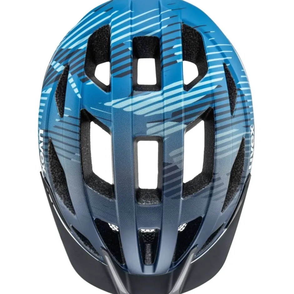 Helmen Kinderen < Uvex air wing 2 cc Fietshelm Kinder - dusk-bubble blue matt
