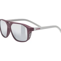 Brillen Kinderen < Uvex Cosmic Zonnebril Kinder - cranberry-grey matt/mirror silver