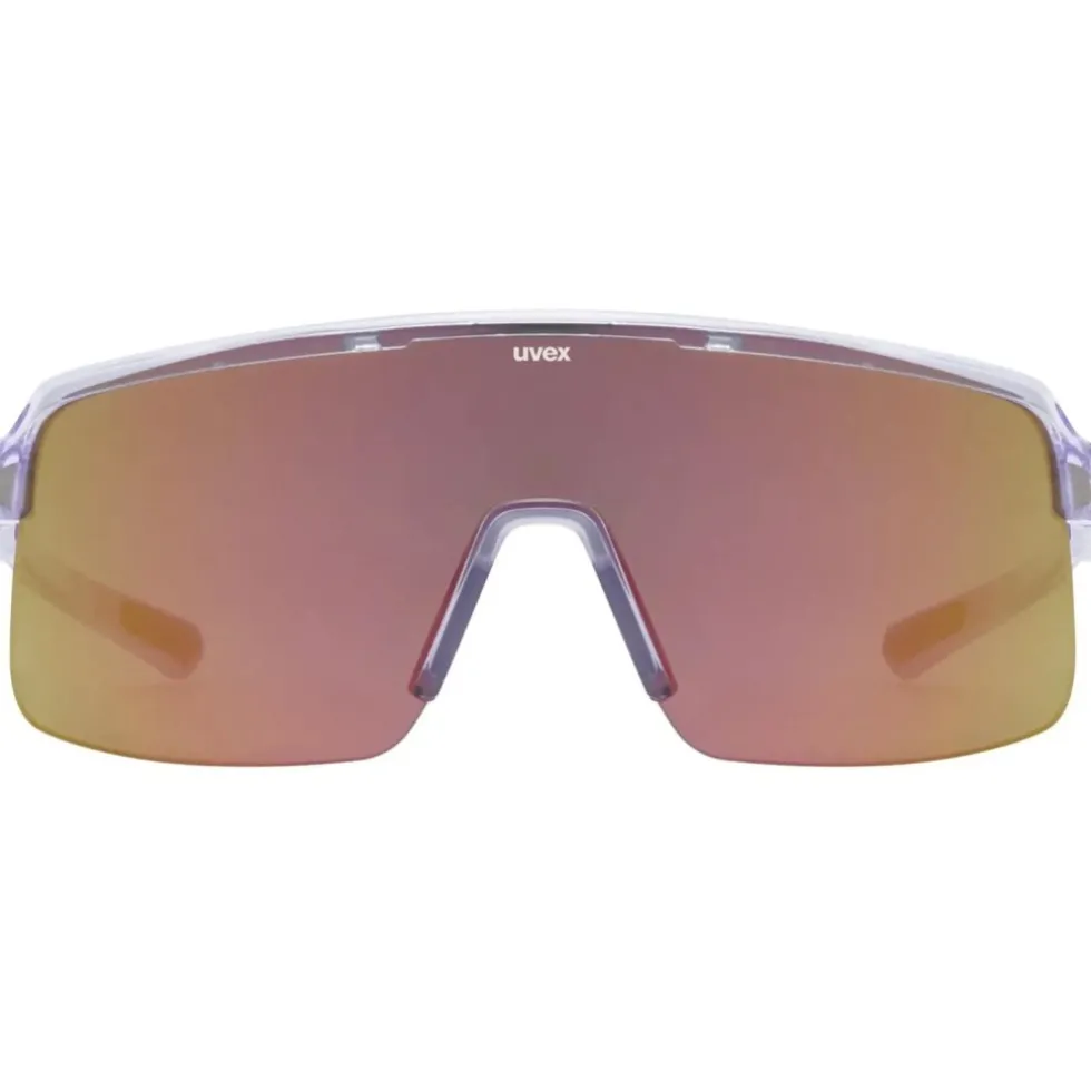 Uvex Dyrt Fietsbril - clear purple/mirror red