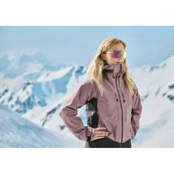 Uvex Dyrt Fietsbril - clear purple/mirror red