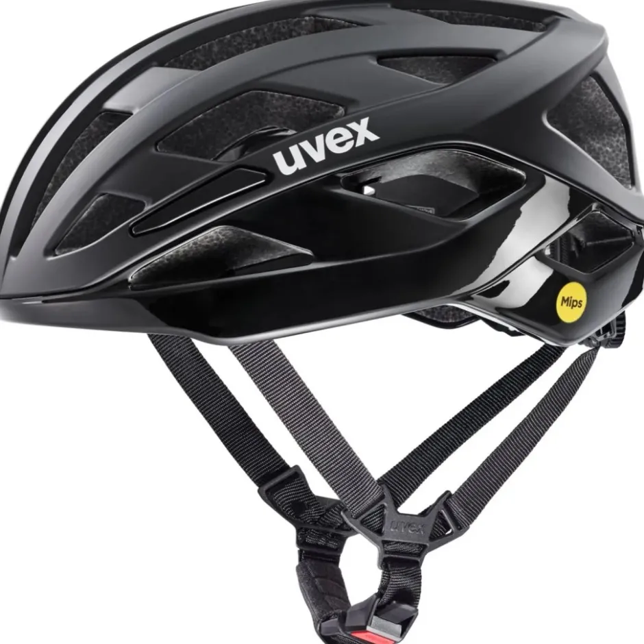 Racefietshelmen|Gravelhelmen < Uvex i-volute MIPS Fietshelm - black matt