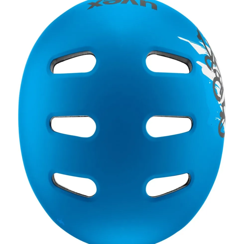 Uvex kid 4 style Kinder-fietshelm - super hero blue matt