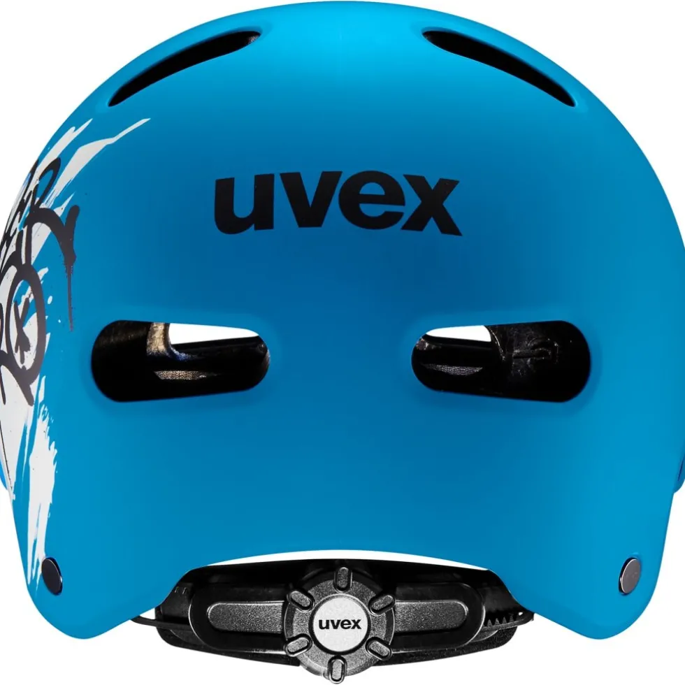Uvex kid 4 style Kinder-fietshelm - super hero blue matt