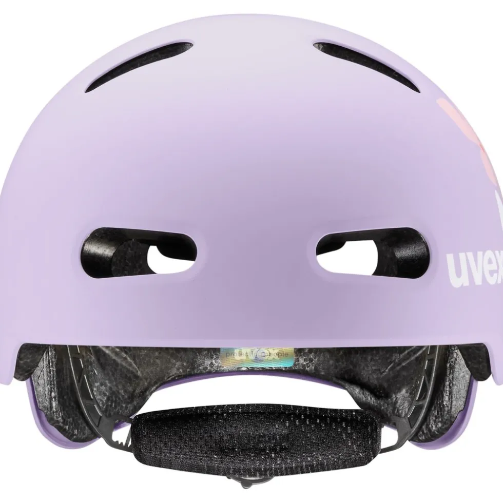 Uvex kid 4 style Kinder-fietshelm - flower lilac matt