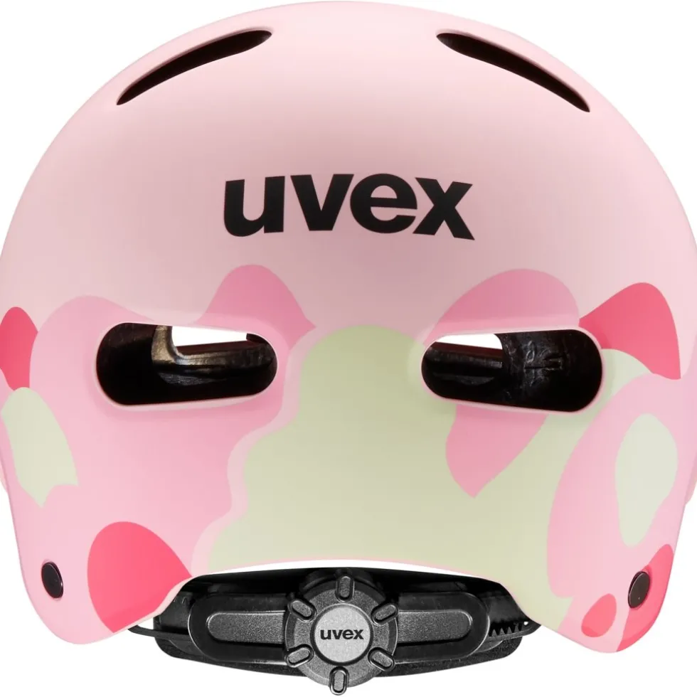 Uvex kid 4 style Kinder-fietshelm - strawberry-matcha matt