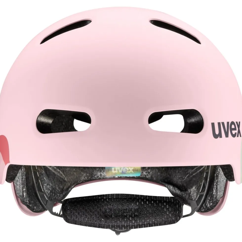 Uvex kid 4 style Kinder-fietshelm - strawberry-matcha matt