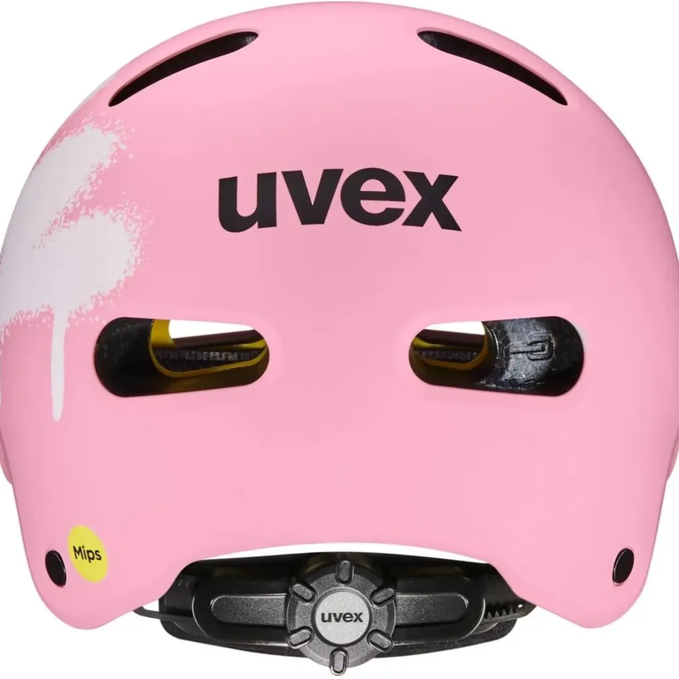 Uvex kid 4 style MIPS Kinder-fietshelm - spray strawberry matt