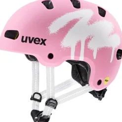 Uvex kid 4 style MIPS Kinder-fietshelm - spray strawberry matt