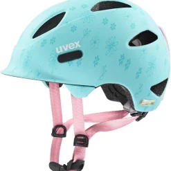 Helmen Kinderen < Uvex oyo style Kinder-Fietshelm - flowers cyan matt