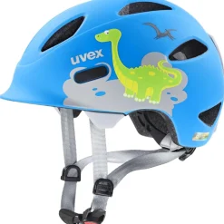 Uvex oyo style Kinder-Fietshelm - dino blue mat