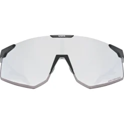 Uvex pace perform CV Bril - black matt/mirror silver colorvision