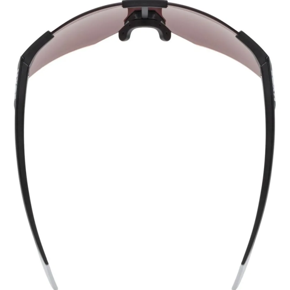 Uvex pace perform CV Bril - black matt/mirror silver colorvision