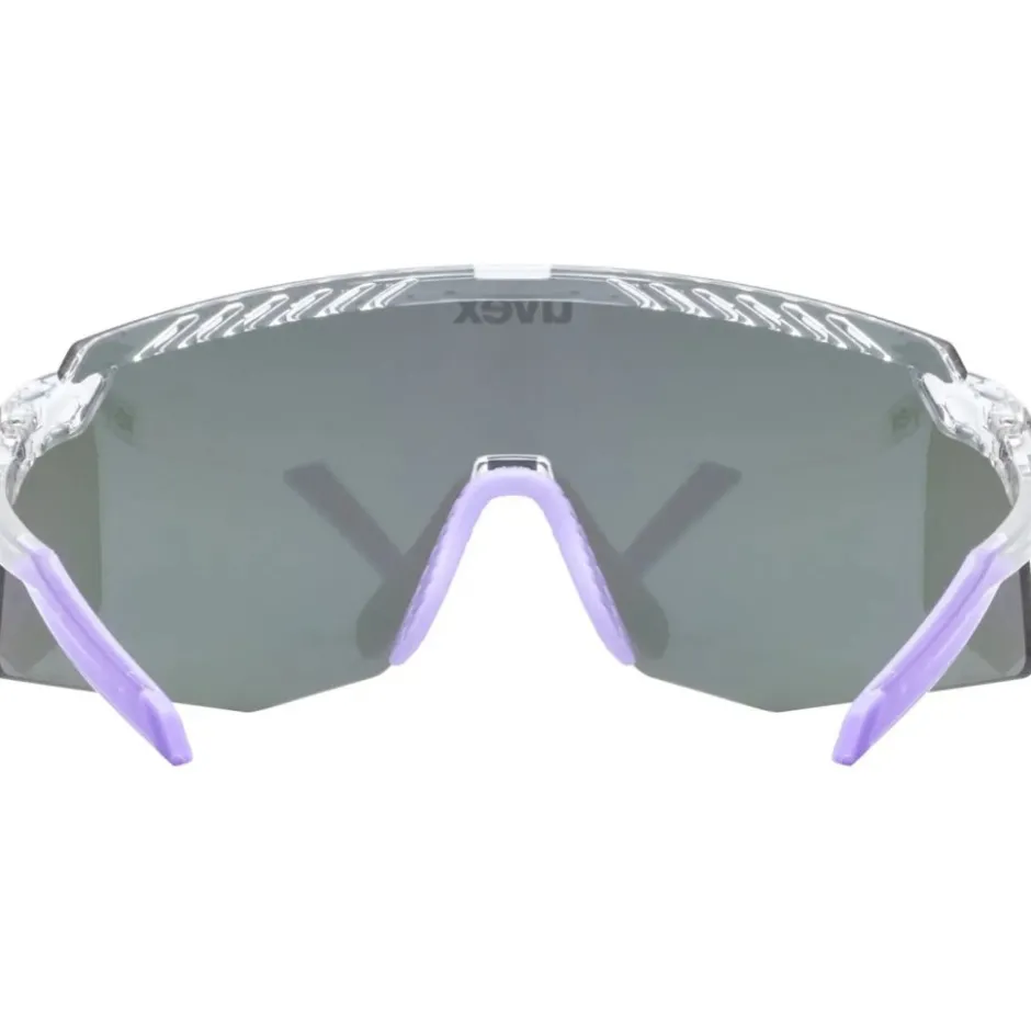 Racefietsbrillen < Uvex pace stage Fietsbril - clear/mirror pink