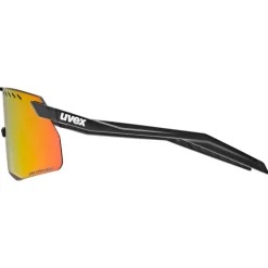 Racefietsbrillen < Uvex pace stage s CV Fietsbril - black matt/mirror red colorvision