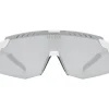 Racefietsbrillen < Uvex pace stage s Fietsbril - white matt/mirror silver