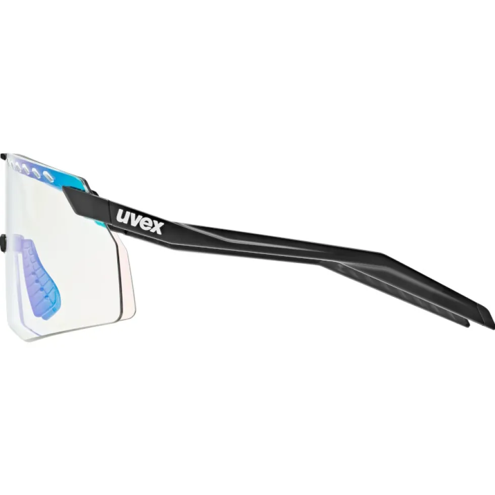 Uvex pace stage V Bril - black matt/mirror green