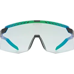 Uvex pace stage V Bril - black matt/mirror green