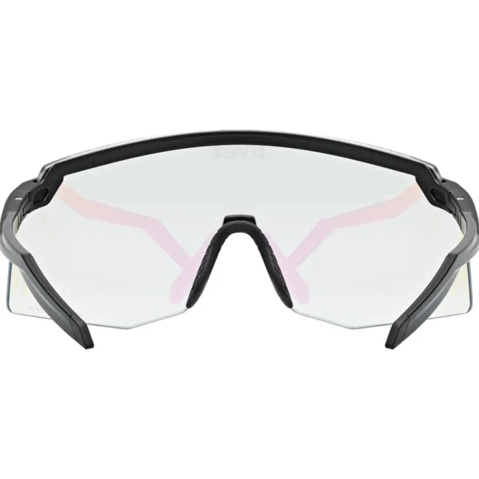 Uvex pace stage V Bril - black matt/mirror green