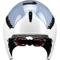 Uvex race 8 Helm - wit-zwart