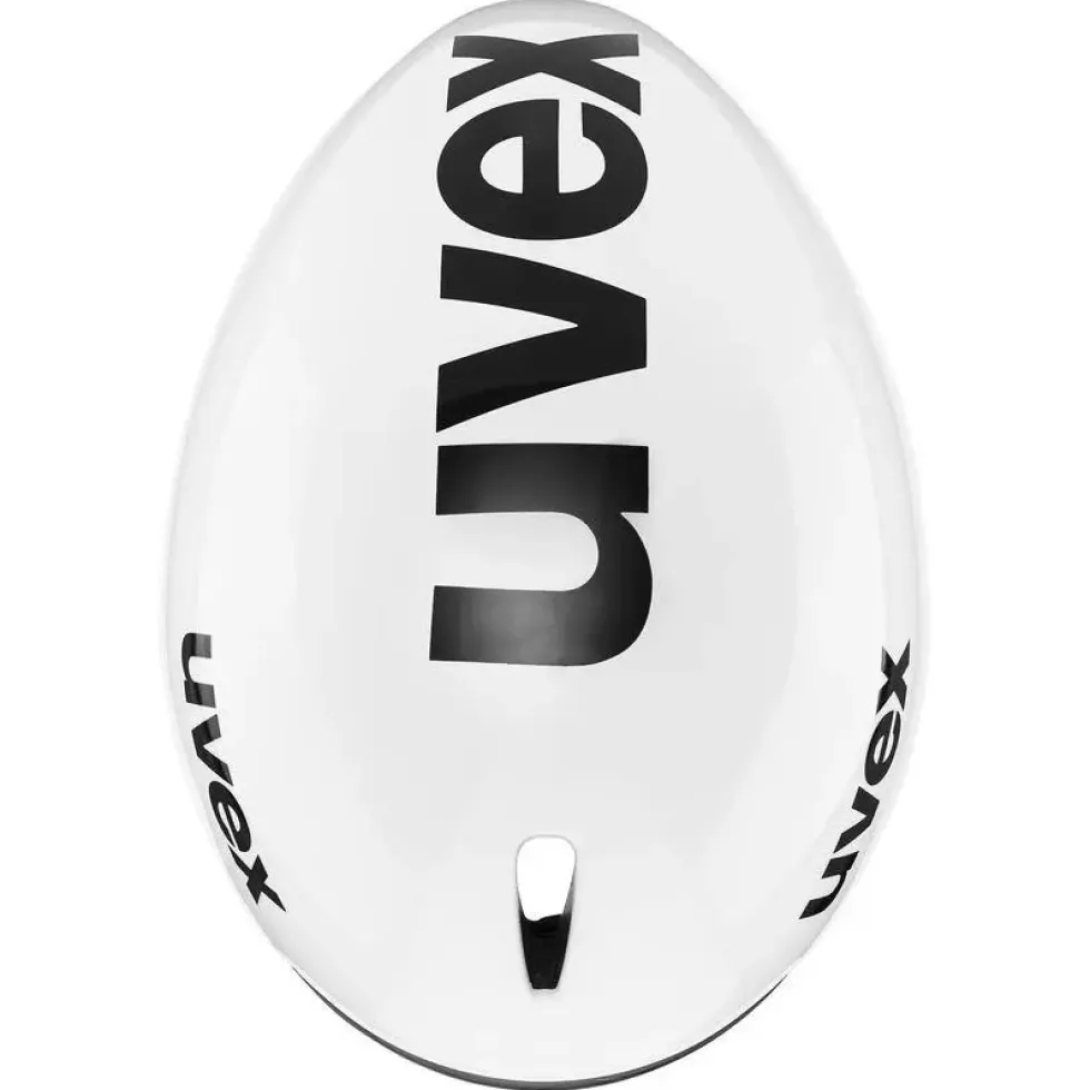 Uvex race 8 Helm - wit-zwart