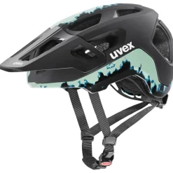 Uvex react Fietshelm - jade-zwart mat