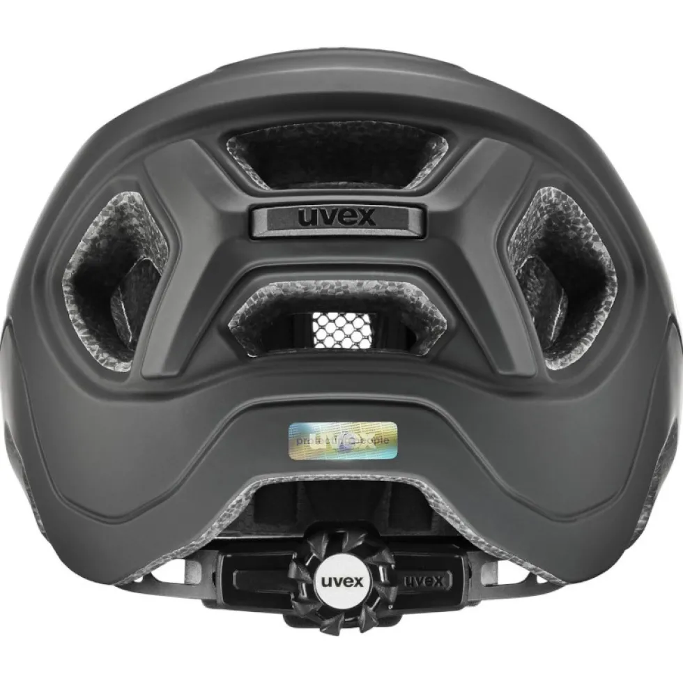 Uvex react jr. Kinder-fietshelm - wit-zwart mat