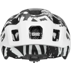 Uvex react jr. Kinder-fietshelm - wit-zwart mat