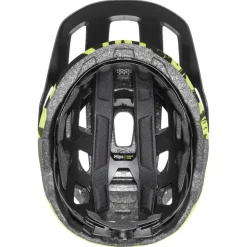 Uvex react jr. MIPS Kinderhelm - lime - zwart mat