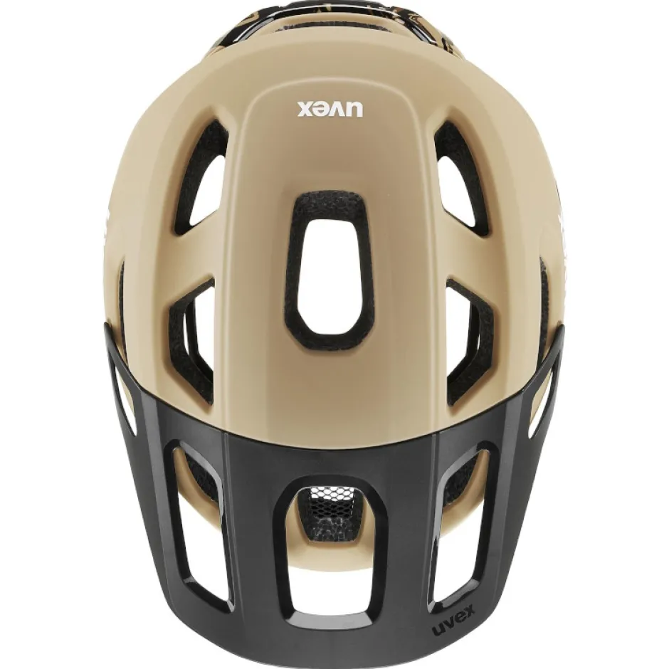 Mtb-Helmen < Uvex react MIPS Fietshelm - desert-black matt