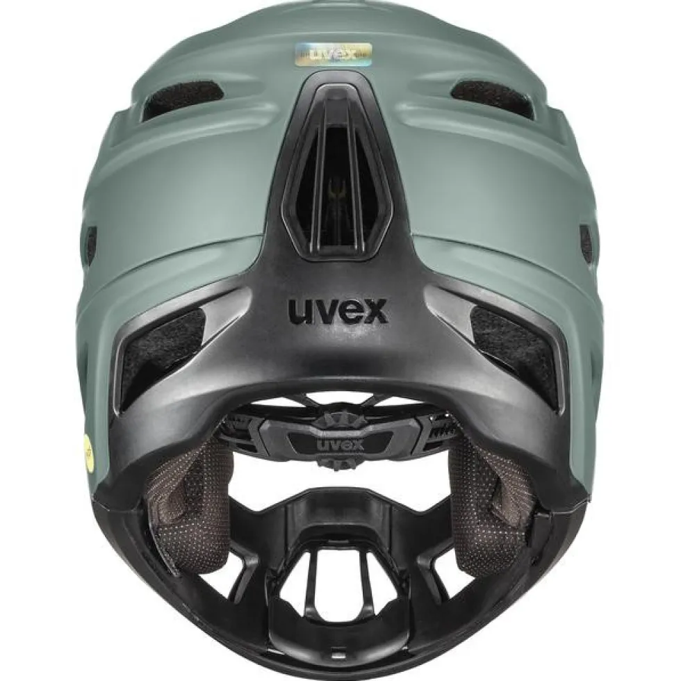 Uvex revolt MIPS Helm - mosgroen-zwart mat