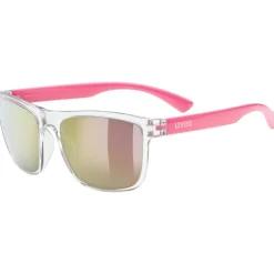 Brillen Kinderen < Uvex rookie Kinder Bril - clear-pink/mirror pink