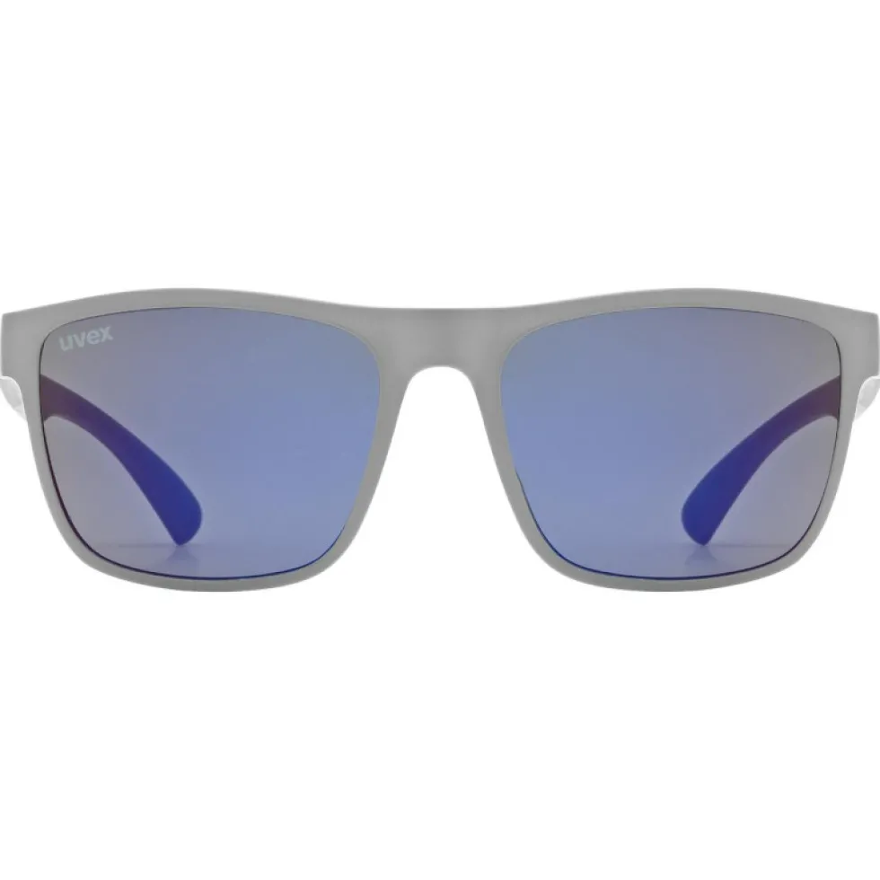 Uvex rookie Kinder Bril - grey matt/mirror blue