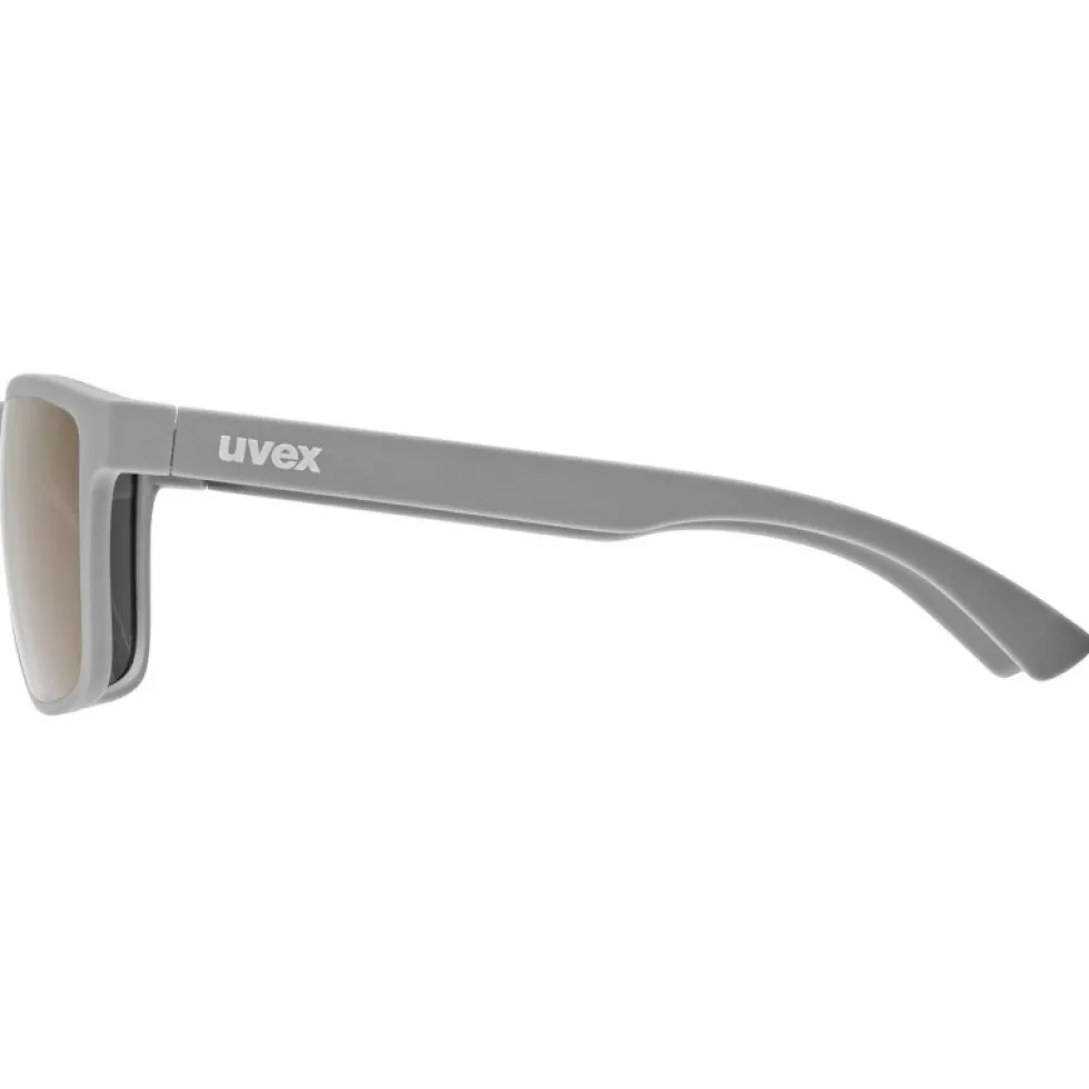 Uvex rookie Kinder Bril - grey matt/mirror blue