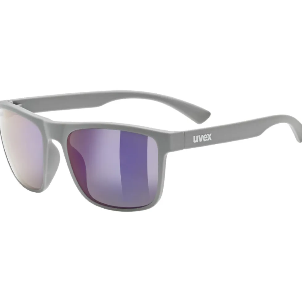 Uvex rookie Kinder Bril - grey matt/mirror blue