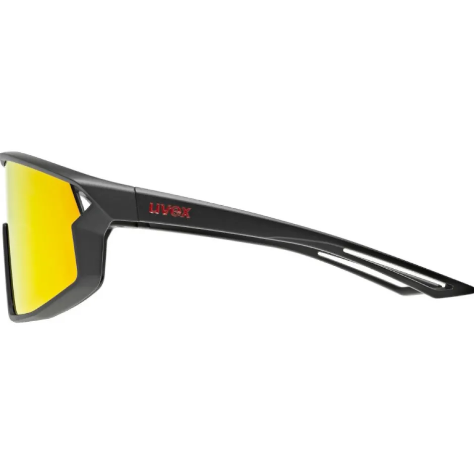 Mtb-Brillen|Racefietsbrillen < Uvex skyryse jr. Fietsbril kinderen - black mattt/mirror red